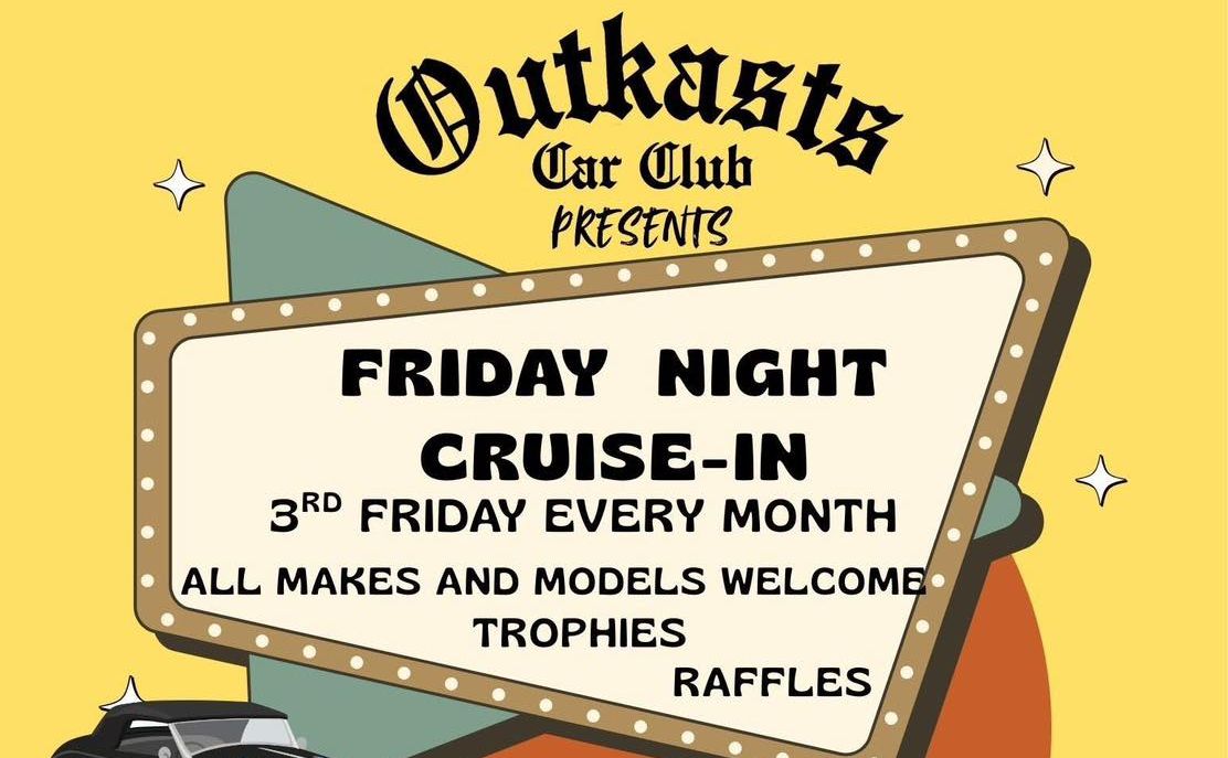 Outkasts Car Club Cruise In partial flyer 2026